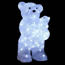 Maman + Bébé Ours Lumineux 56 LED -Ledepot Soldes Magasin maman bebe ours lumineux 56 led 2