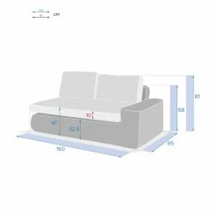 Méridienne Droite De Salon Savinia Coloris Tahini Hespéride -Ledepot Soldes Magasin meridienne droite de salon savinia coloris tahini hesperide 3