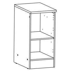 Demeyere Meuble Bas 1 Porte 40 Cm Origan Noir Et Bois 9 Demeyere Meuble Bas 1 Porte 40 Cm Origan Noir Et Bois -Ledepot Soldes Magasin meuble bas 1 porte 40 cm origan noir et bois 1 3