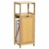 Meuble Bas Bambou Avec Panier à Linge Mahé -Ledepot Soldes Magasin meuble bas bambou avec panier linge mahe