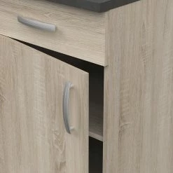 Demeyere Meuble De Cuisine Bas 1 Porte 1 Tiroir 50 Cm Paprika -Ledepot Soldes Magasin meuble de cuisine bas 1 porte 1 tiroir 50 cm paprika 1 2