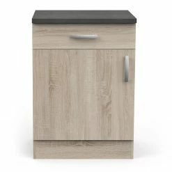 Demeyere Meuble De Cuisine Bas 1 Porte 1 Tiroir 60 Cm Paprika -Ledepot Soldes Magasin meuble de cuisine bas 1 porte 1 tiroir 60 cm paprika 3