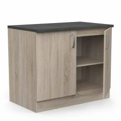 Demeyere Meuble De Cuisine Bas 2 Portes 100cm Paprika -Ledepot Soldes Magasin meuble de cuisine bas 2 portes 100cm paprika 1 3