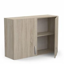 Demeyere Meuble De Cuisine Haut 2 Portes 100 Cm Paprika -Ledepot Soldes Magasin meuble de cuisine haut 2 portes 100 cm paprika 1 3