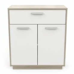 Demeyere Meuble De Rangement 2 Portes 1 Tiroir Léo -Ledepot Soldes Magasin meuble de rangement 2 portes 1 tiroir leo 5