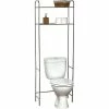 Meuble WC 2 Tablettes Pour Toilettes Chrome 1 Meuble WC 2 Tablettes Pour Toilettes Chrome -Ledepot Soldes Magasin meuble wc 2 tablettes pour toilettes chrome