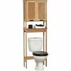 Meuble Dessus WC Bambou 2 Portes Mahé -Ledepot Soldes Magasin meuble wc bambou collection mahe