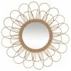 Miroir Rotin Fleur D56 Atmosphera -Ledepot Soldes Magasin miroir rotin fleur d56 atmosphera