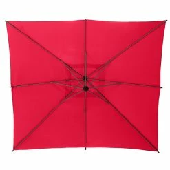 Parasol Décentré Carré Manoa Grenade Hespéride -Ledepot Soldes Magasin parasol decentre carre manoa grenade hesperide 2