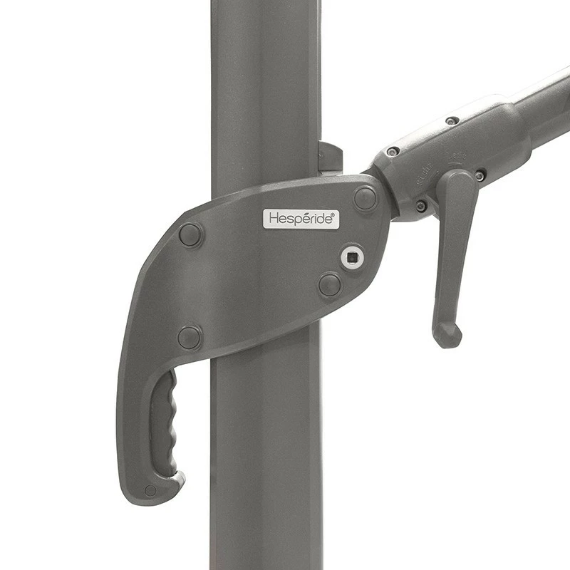 Parasol Décentré Eléa Inclinable Rectangulaire Ardoise Hespéride 6 Parasol Décentré Eléa Inclinable Rectangulaire Ardoise Hespéride – Image 4