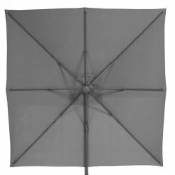 Parasol Décentré Eléa Inclinable Carré Ardoise Hespéride -Ledepot Soldes Magasin parasol decentre elea inclinable carre ardoise hesperide 1 1
