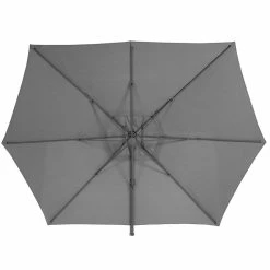 Parasol Décentré Eléa Inclinable Hexagonal Ardoise Hespéride -Ledepot Soldes Magasin parasol decentre elea inclinable hexagonal ardoise hesperide 1 1