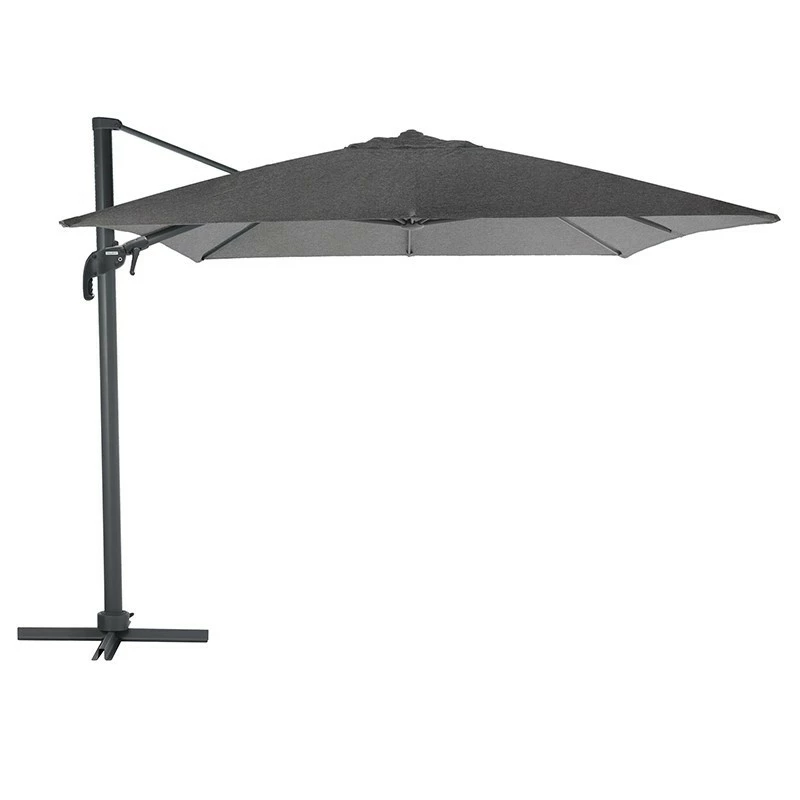 Parasol Décentré Eléa Inclinable Rectangulaire Oléfine Anthracite Hespéride 3 Parasol Décentré Eléa Inclinable Rectangulaire Oléfine Anthracite Hespéride