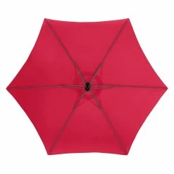Parasol Décentré Rond Manoa Grenade Hespéride -Ledepot Soldes Magasin parasol decentre rond manoa grenade hesperide 2