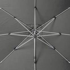 Parasol Déporté Carré Equador Ardoise Hespéride -Ledepot Soldes Magasin parasol deporte carre equador ardoise hesperide 1 4