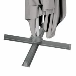 Parasol Déporté Carré Equador Ardoise Hespéride -Ledepot Soldes Magasin parasol deporte carre equador ardoise hesperide 1 6