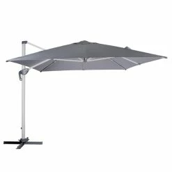 Parasol Déporté Rectangulaire Equador Ardoise Hespéride -Ledepot Soldes Magasin parasol deporte rectangulaire equador ardoise hesperide 1 1