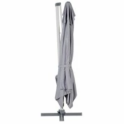 Parasol Déporté Rectangulaire Equador Ardoise Hespéride -Ledepot Soldes Magasin parasol deporte rectangulaire equador ardoise hesperide 1 2