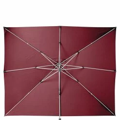 Parasol Déporté Rectangulaire Equador Bordeaux Hespéride -Ledepot Soldes Magasin parasol deporte rectangulaire equador bordeaux hesperide 4
