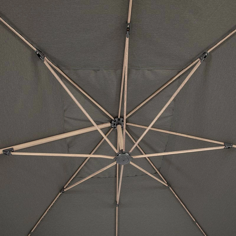 Parasol Déporté Rectangulaire Soly Honey Et Charbon Hespéride 6 Parasol Déporté Rectangulaire Soly Honey Et Charbon Hespéride – Image 4