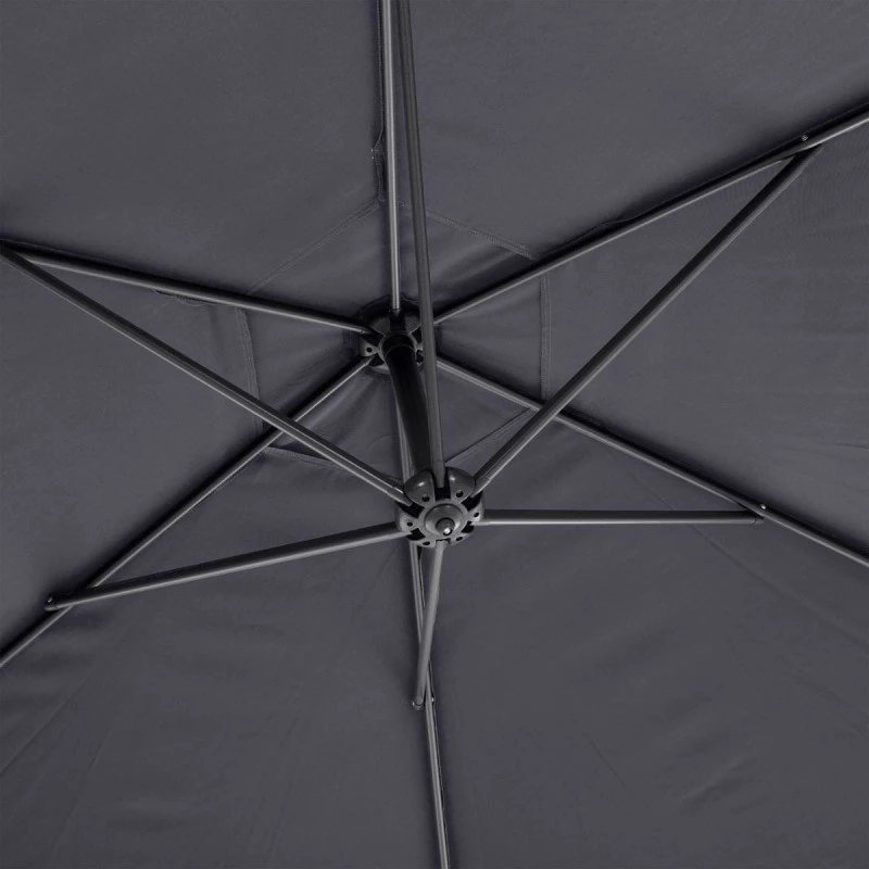 Parasol Déporté Rond Janeiro Ardoise Hespéride 10 Parasol Déporté Rond Janeiro Ardoise Hespéride – Image 8