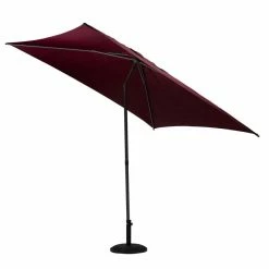 Parasol Droit Carré 2,5x2,5m Soya Bordeaux Hespéride -Ledepot Soldes Magasin parasol droit carre 25x25m soya bordeaux hesperide 2