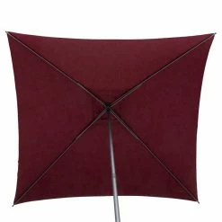 Parasol Droit Carré 2,5x2,5m Soya Bordeaux Hespéride -Ledepot Soldes Magasin parasol droit carre 25x25m soya bordeaux hesperide 3