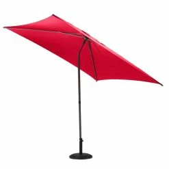 Parasol Droit Carré 2,5x2,5m Soya Grenade Hespéride -Ledepot Soldes Magasin parasol droit carre 25x25m soya grenade hesperide 2