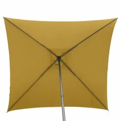 Parasol Droit Carré 2,5x2,5m Soya Jaune Moutarde Hespéride 12 Parasol Droit Carré 2,5x2,5m Soya Jaune Moutarde Hespéride -Ledepot Soldes Magasin parasol droit carre 25x25m soya jaune moutarde hesperide 3
