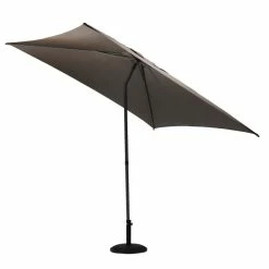 Parasol Droit Carré 2,5x2,5m Soya Taupe Hespéride -Ledepot Soldes Magasin parasol droit carre 25x25m soya taupe hesperide 2