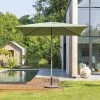 Parasol Droit Carré 2,5x2,5m Soya Vert Olive Hespéride -Ledepot Soldes Magasin parasol droit carre 25x25m soya vert olive hesperide