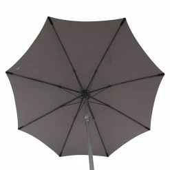 Parasol Droit Rond 2,7m Sisko Ardoise Hespéride -Ledepot Soldes Magasin parasol droit rond 27m sisko ardoise hesperide 1 4