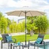 Parasol Droit Rond 2,7m Sisko Taupe Hespéride -Ledepot Soldes Magasin parasol droit rond 27m sisko taupe hesperide