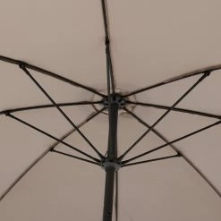Parasol Droit Rond 2,7m Sisko Taupe Hespéride 13 Parasol Droit Rond 2,7m Sisko Taupe Hespéride -Ledepot Soldes Magasin parasol droit rond 27m sisko taupe hesperide 5