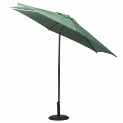Parasol Droit Rond 2,7m Soya Vert Olive Hespéride -Ledepot Soldes Magasin parasol droit rond 27m soya vert olive hesperide 2