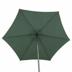 Parasol Droit Rond 2,7m Soya Vert Olive Hespéride -Ledepot Soldes Magasin parasol droit rond 27m soya vert olive hesperide 4