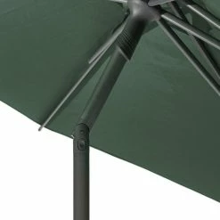 Parasol Droit Rond 2,7m Soya Vert Olive Hespéride -Ledepot Soldes Magasin parasol droit rond 27m soya vert olive hesperide 5
