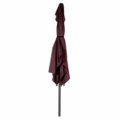 Parasol Mat Central 2x3 M Loompa Bordeaux Hespéride -Ledepot Soldes Magasin parasol mat central 2x3 m loompa bordeaux hesperide 3