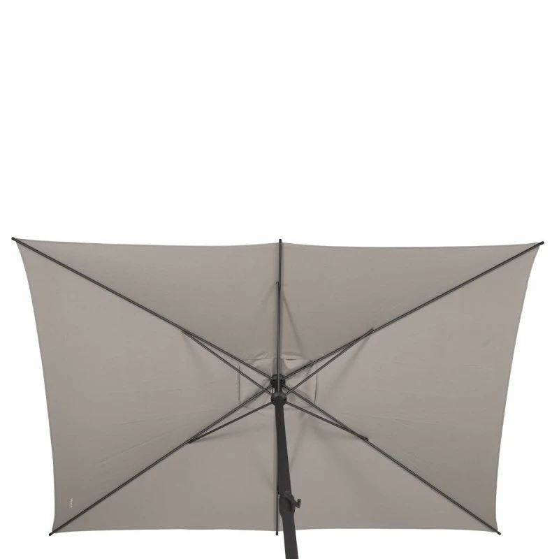 Parasol Mat Central 2x3 M Loompa Taupe Hespéride 7 Parasol Mat Central 2x3 M Loompa Taupe Hespéride – Image 5