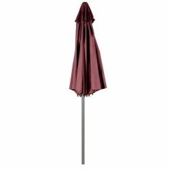 Parasol Mat Central Rond 3m Loompa Bordeaux Hespéride -Ledepot Soldes Magasin parasol mat central rond 3m loompa bordeaux hesperide 6