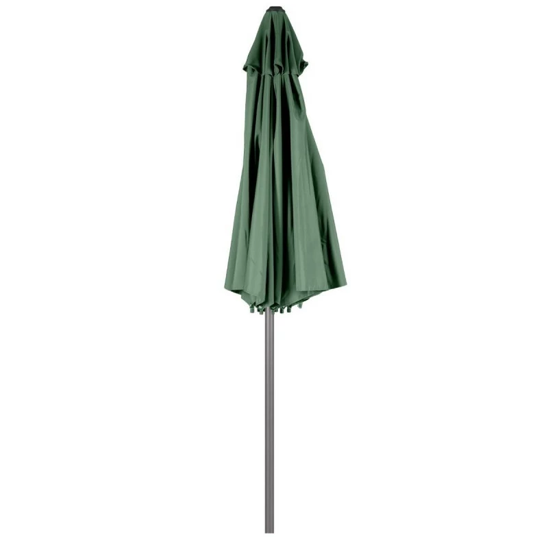 Parasol Mat Central Rond 3m Loompa Olive Hespéride 9 Parasol Mat Central Rond 3m Loompa Olive Hespéride – Image 7