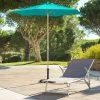 Parasol Rond 2,3m Anzio émeraude Hespéride -Ledepot Soldes Magasin parasol rond anzio emeraude hesperide