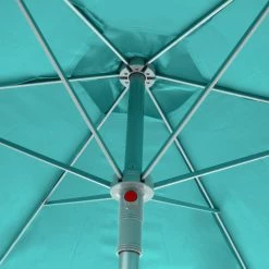 Parasol Rond 2,3m Anzio émeraude Hespéride -Ledepot Soldes Magasin parasol rond anzio emeraude hesperide 2
