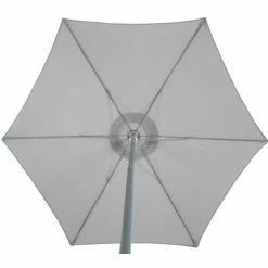 Parasol Rond 2,3m Anzio Ardoise Hespéride 12 Parasol Rond 2,3m Anzio Ardoise Hespéride -Ledepot Soldes Magasin parasol rond anzio hesperide ardoise 3