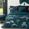 Parure De Lit Atsuko Bleu Canard 240x220 Atmosphera -Ledepot Soldes Magasin parure de lit atsuko bleu canard 240x220 atmosphera