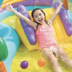 Pataugeoire Aire De Jeu Dinoland Intex -Ledepot Soldes Magasin pataugeoire aire de jeu dinoland intex 5