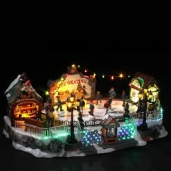 Patinoire De Noël Animée, Lumineuse Et Musicale 9 Patinoire De Noël Animée, Lumineuse Et Musicale -Ledepot Soldes Magasin patinoire de noel animee lumineuse et musicale 2