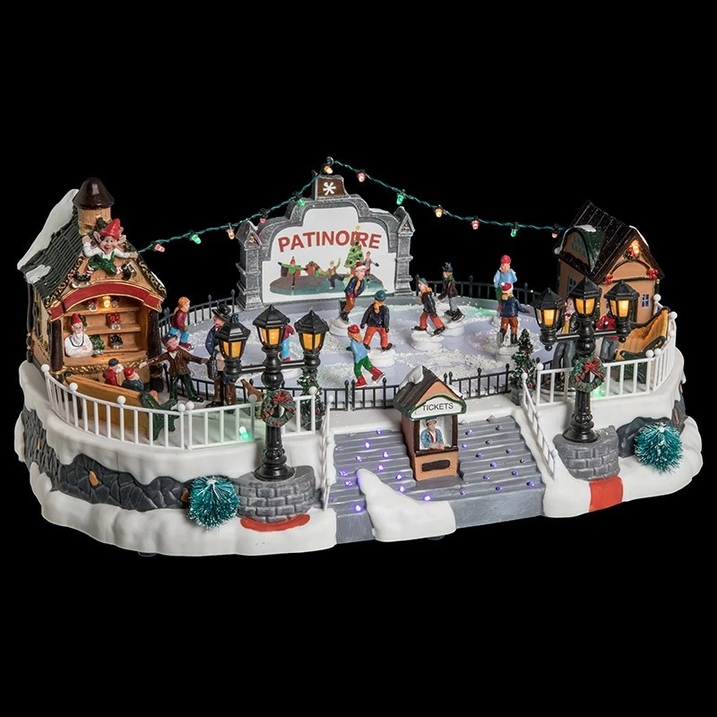 Patinoire De Noël Animée, Lumineuse Et Musicale 3 Patinoire De Noël Animée, Lumineuse Et Musicale