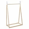 ATMOSPHERA Penderie En Bois Chambre Enfant Naturel Blanc -Ledepot Soldes Magasin penderie en bois chambre enfant naturel blanc