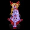 Père-Noël, Bonhomme De Neige Et Renne Lumineux 60 LED -Ledepot Soldes Magasin pere noel bonhomme de neige et renne lumineux 60 led